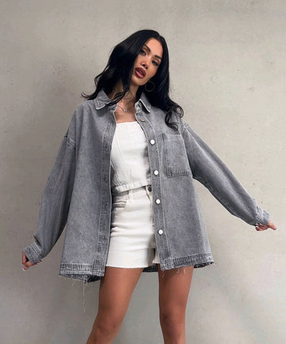 Jeanshemd Mit Stylischem Design
