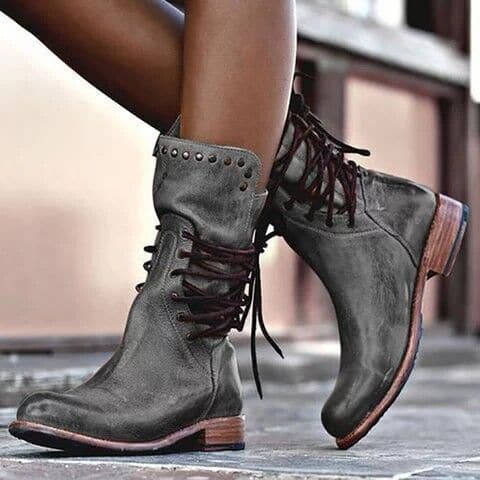 Elegante Lederstiefel