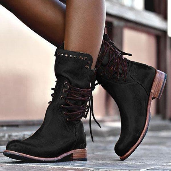 Elegante Lederstiefel