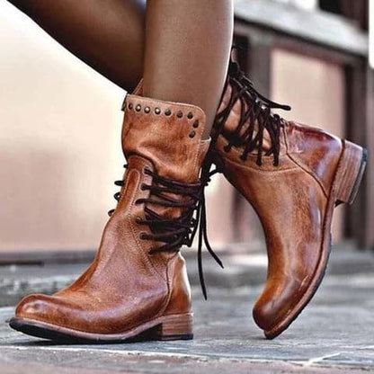 Elegante Lederstiefel