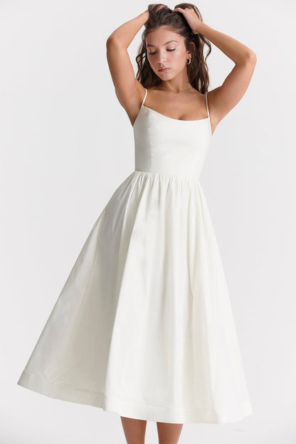 Bequemes, Fließendes Midikleid