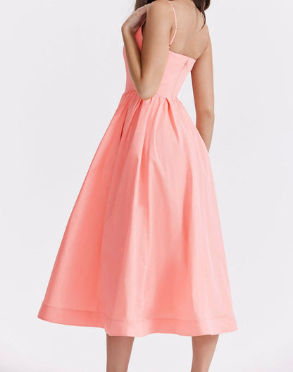 Bequemes, Fließendes Midikleid
