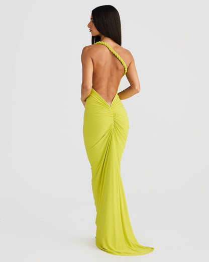 Rückenfreies Maxikleid