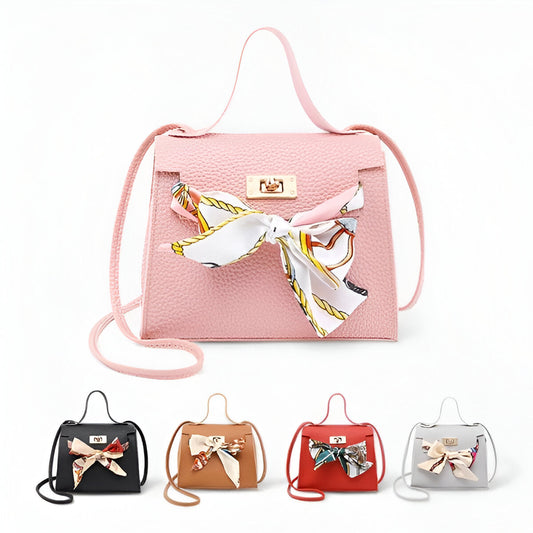 Stylische Tasche Mit Schal-Detail