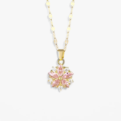 Stilvolles Design Sakura Halskette