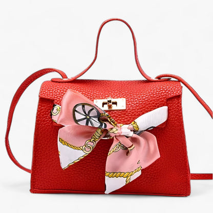 Stylische Tasche Mit Schal-Detail