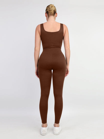 Jumpsuit Mit Quadratischem Ausschnitt Und Stilvollem Design