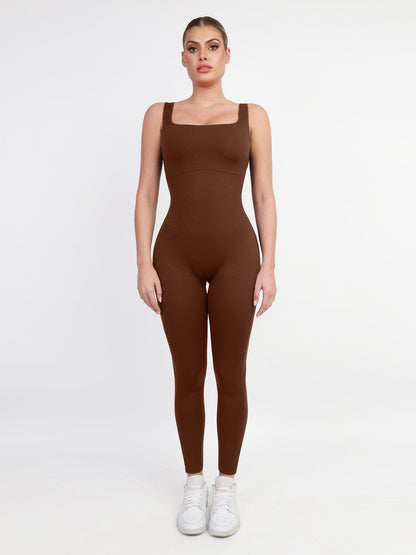 Jumpsuit Mit Quadratischem Ausschnitt Und Stilvollem Design