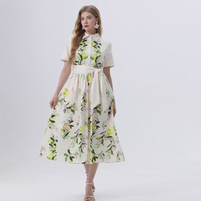 Ärmelloses Maxikleid Mit Blumenmuster Und Schleifendetail