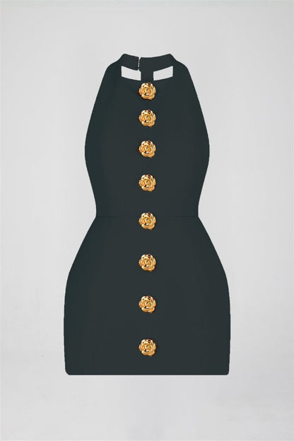 Minikleid Mit T-Rücken-Detail