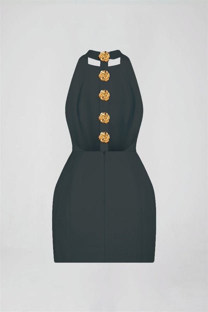 Minikleid Mit T-Rücken-Detail