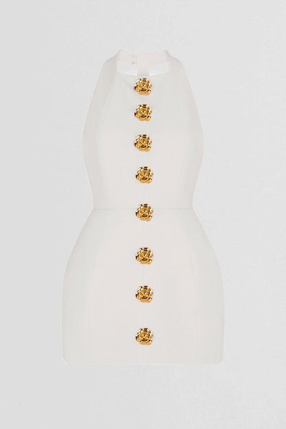 Minikleid Mit T-Rücken-Detail