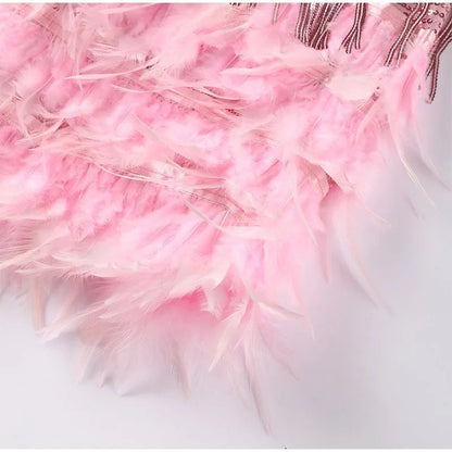 Elegantes Mesh-Cocktailkleid