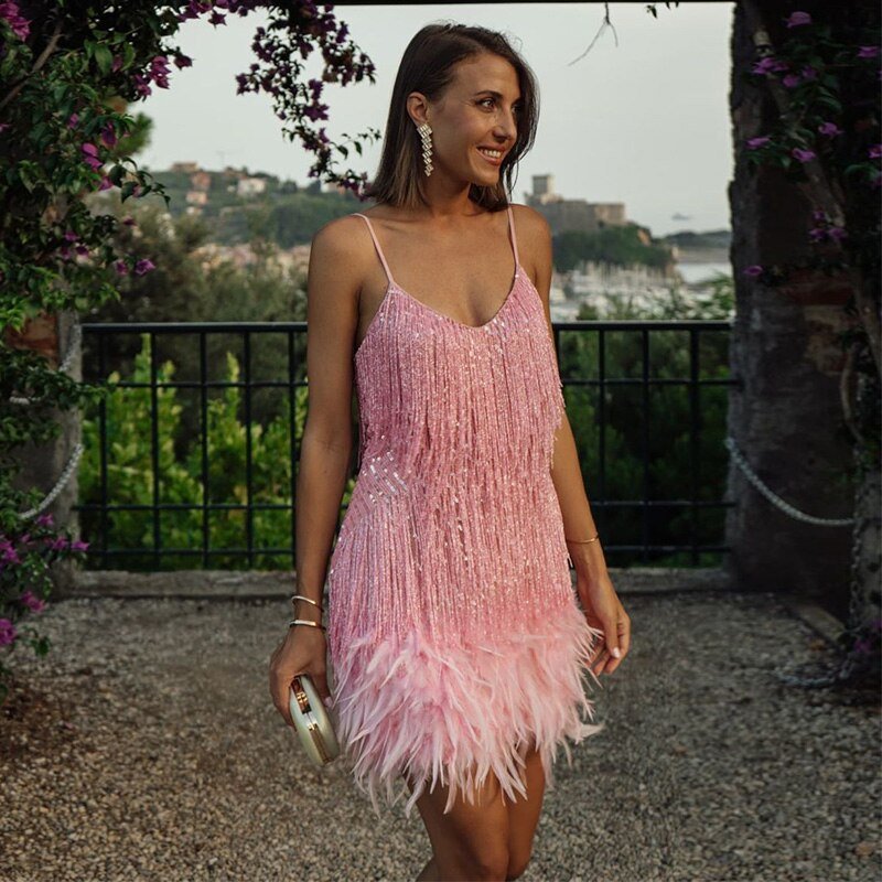 Elegantes Mesh-Cocktailkleid