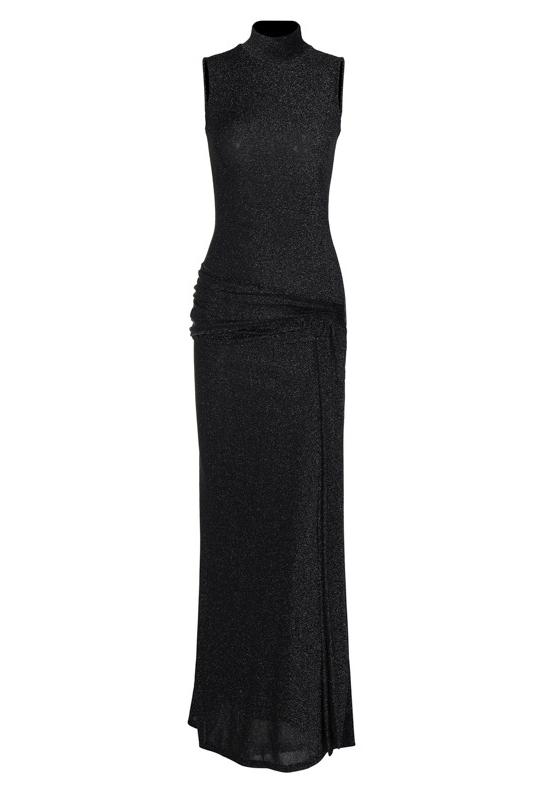 Ärmelloses, Elegantes Maxikleid Aus Strick