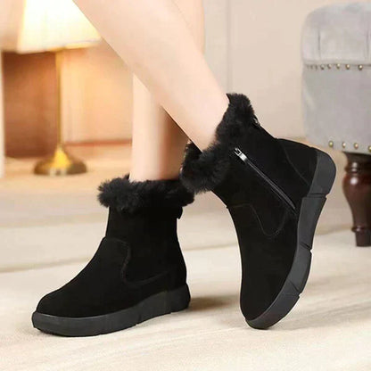 Gefütterte Stiefel Mit Reißverschluss