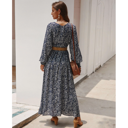Maxikleid Mit Blumenmuster