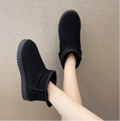 Stiefel Mit Wollfutter Und Details